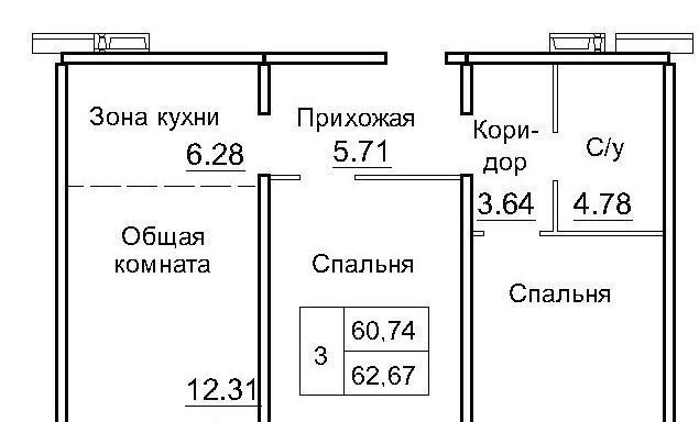 р-н Новосибирский рп Краснообск мкр 3 12б Площадь Маркса фото