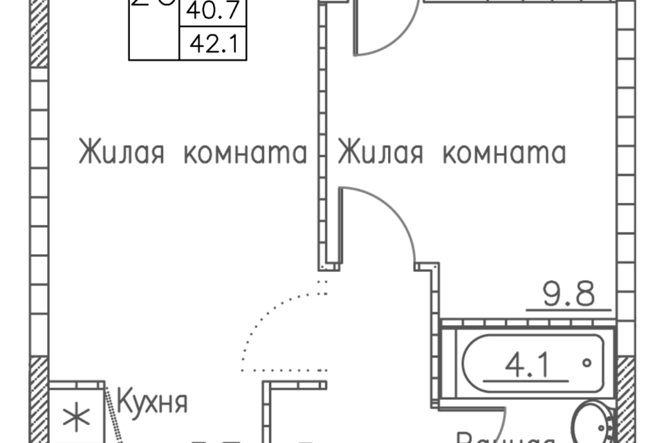 квартира г Владивосток р-н Ленинский ул Нейбута 137 фото 1