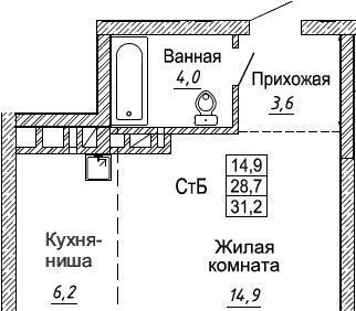 квартира г Новосибирск р-н Дзержинский Берёзовая роща ул Фрунзе с 1 фото 1