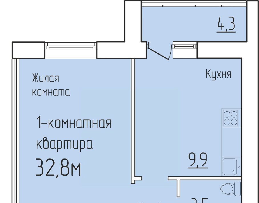 квартира р-н Волжский пгт Стройкерамика ул Веры Ершовой 20с/2 Юнгородок, Смышляевка городское поселение фото 1