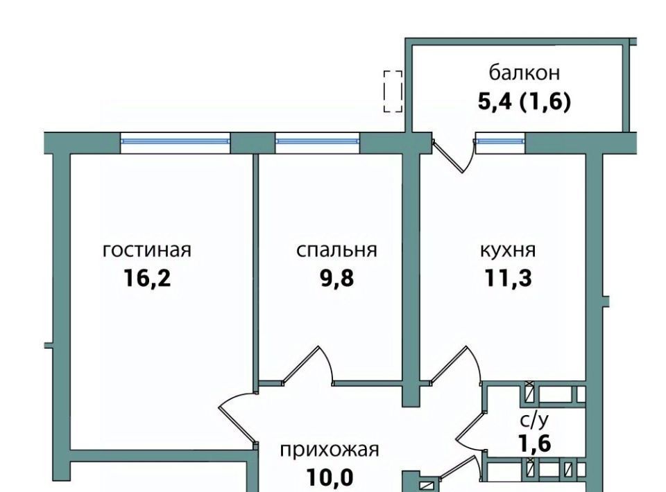 квартира г Самара р-н Октябрьский Гагаринская ул Авроры 150г ЖК Логика-2 фото 1