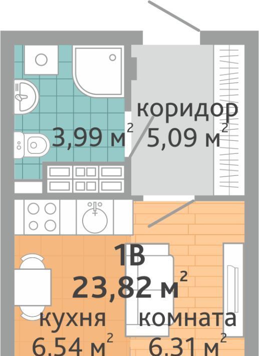 квартира г Екатеринбург р-н Верх-Исетский ВИЗ жилрайон, Семейный квартал Дружный жилой комплекс фото 1