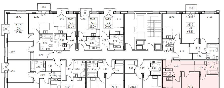 квартира г Ярославль р-н Кировский ул Городской вал 15к/2 фото 2