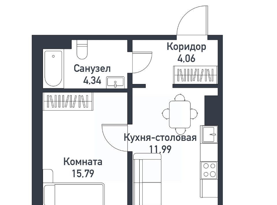 квартира р-н Сосновский п Пригородный Парковый Премиум жилой комплекс фото 1