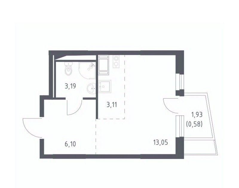 квартира г Видное ЖК Горки Парк к 4. 1, Зябликово фото 1