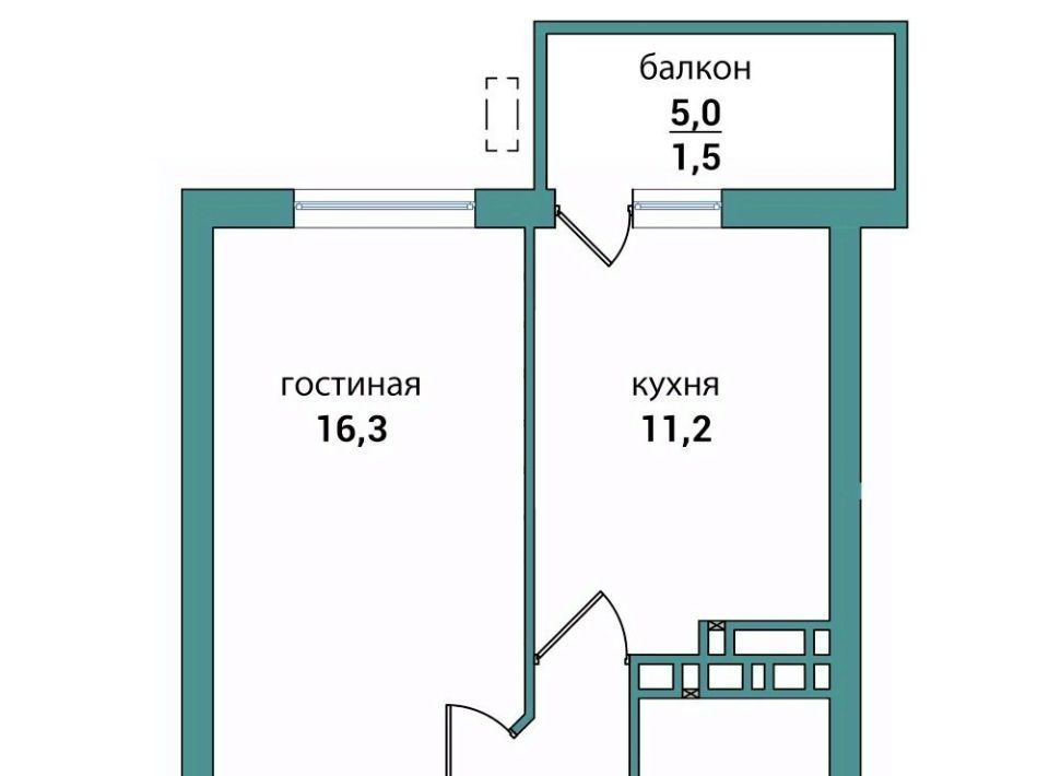 квартира г Самара р-н Октябрьский Гагаринская ул Авроры 150г ЖК Логика-2 фото 1