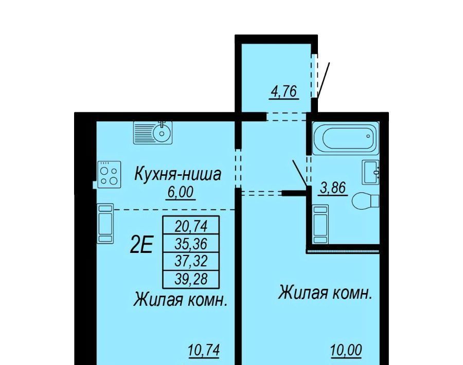 квартира г Хабаровск р-н Железнодорожный микрорайон «Берёзки» фото 1