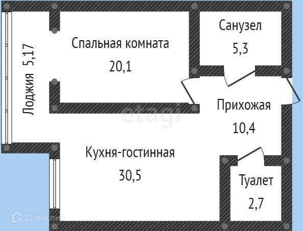 квартира г Краснодар р-н Прикубанский ул Баварская 8 фото 6