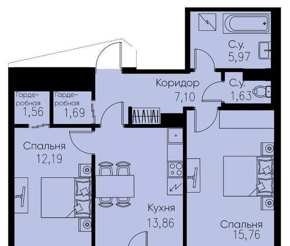 квартира г Санкт-Петербург метро Электросила ЖК Айди Парк Победы фото