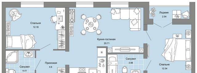 р-н Засвияжский микрорайон «Юго-Западный» 6 Ультраград жилой комплекс фото