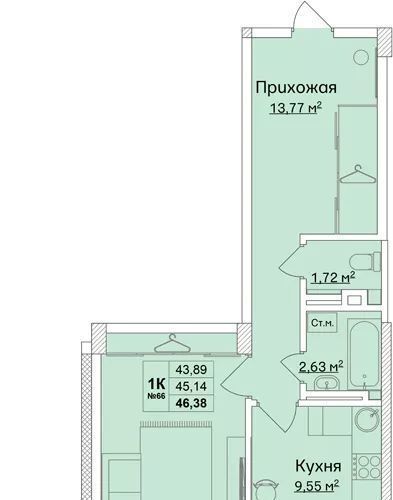 квартира р-н Кстовский г Кстово Автозаводская, Город Чемпионов жилой комплекс фото 1