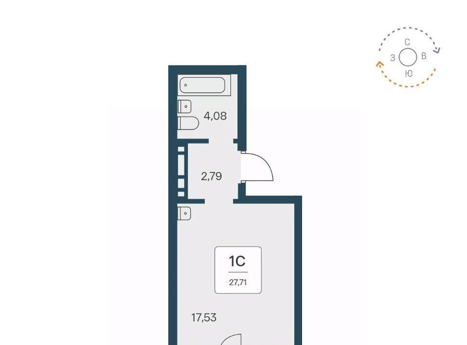 квартира г Новосибирск Заельцовская ул Игарская 19/3 фото 1