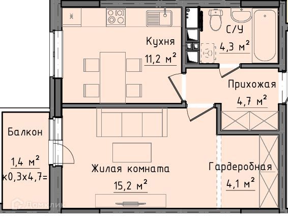 квартира г Ижевск ул Нагорная 52 городской округ Ижевск фото 6