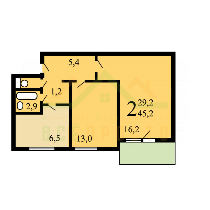 квартира г Москва метро Сетунь ул Говорова 11к/1 Сетунь метро МЦД-1, МЦД-1 фото 15