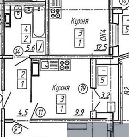 р-н Железнодорожный ул Маршала Одинцова 25б/35 фото