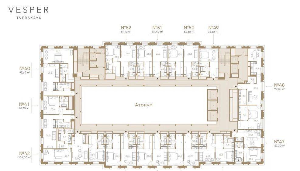 квартира г Москва метро Маяковская ул 1-я Тверская-Ямская 2 фото 2