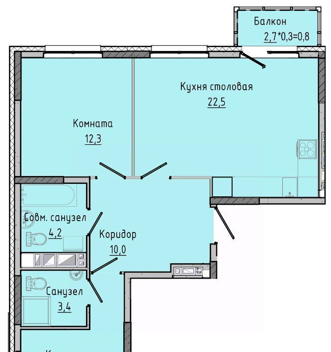 квартира г Ижевск р-н Первомайский ул Камбарская 94к/2 фото 1