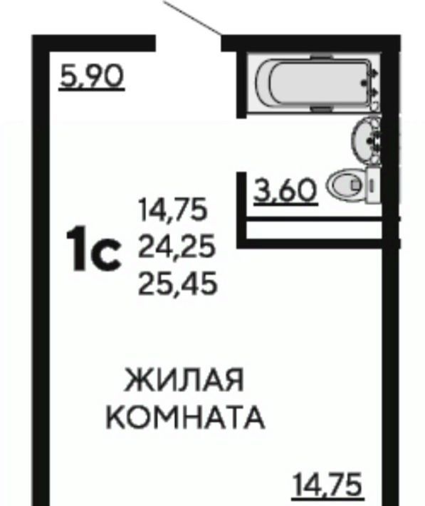 квартира г Краснодар р-н Прикубанский ул Краеведа Соловьёва 6/6 фото 1