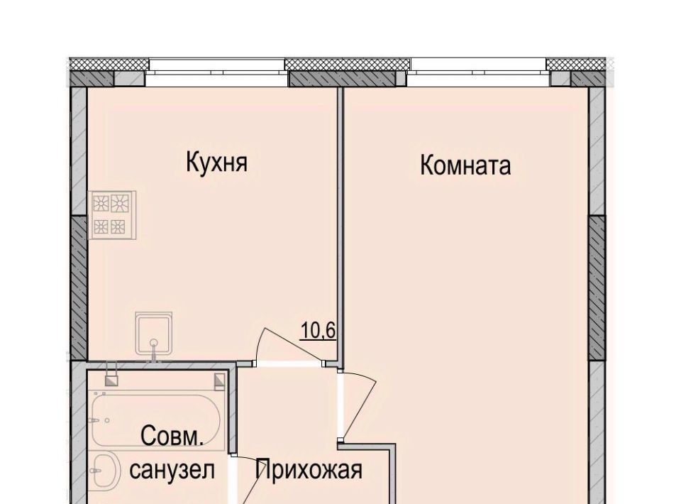 квартира г Ижевск р-н Первомайский Ракетный ЖК Умные Кварталы А14 жилрайон, 3-й мкр фото 1