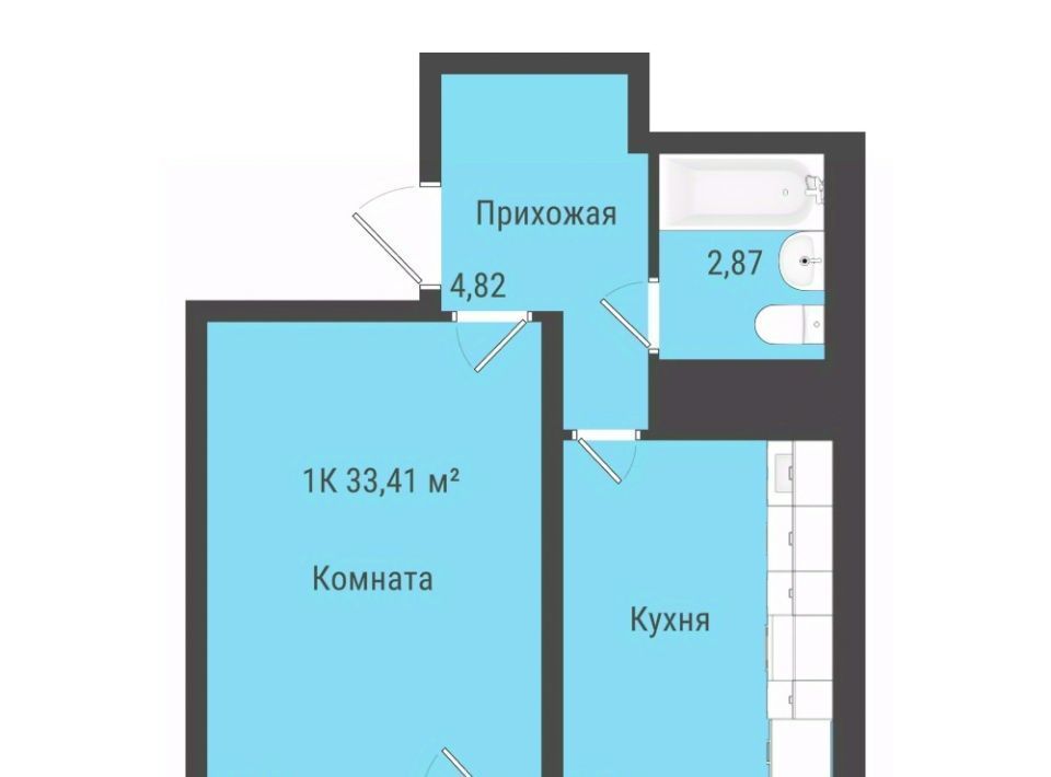 квартира р-н Завьяловский с Октябрьский Лесная гавань экопарк фото 1