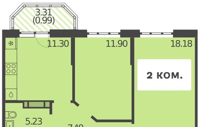 р-н Прикубанский дом 1/4к 15 фото