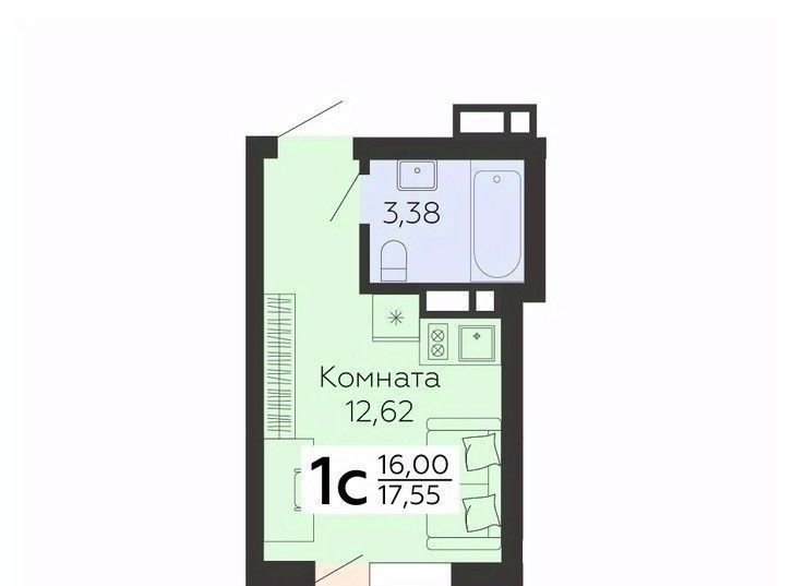 квартира г Воронеж р-н Коминтерновский ЖК Квартал 45 фото 1