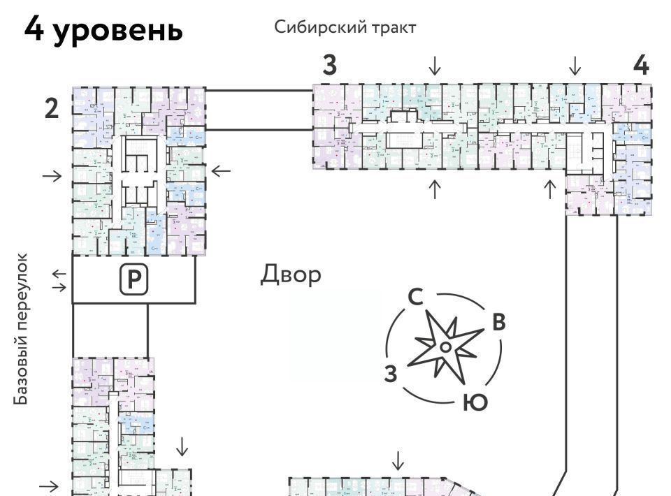 квартира г Екатеринбург микрорайон Сибирский Сибирский Сад жилой комплекс, Ботаническая фото 2