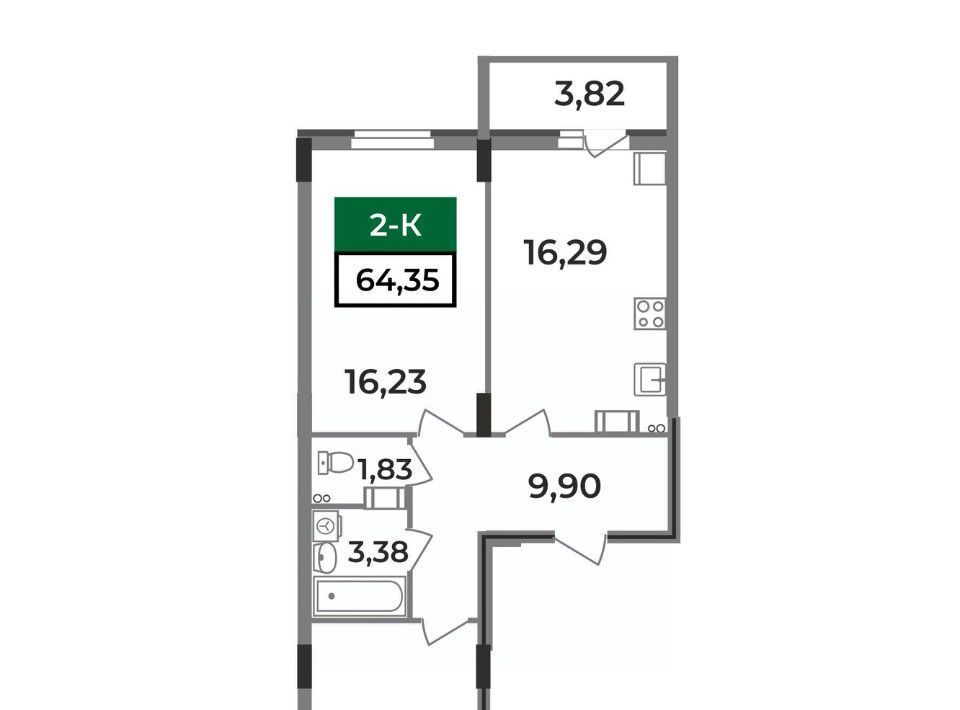 квартира г Ковров ул Еловая 11 фото 1