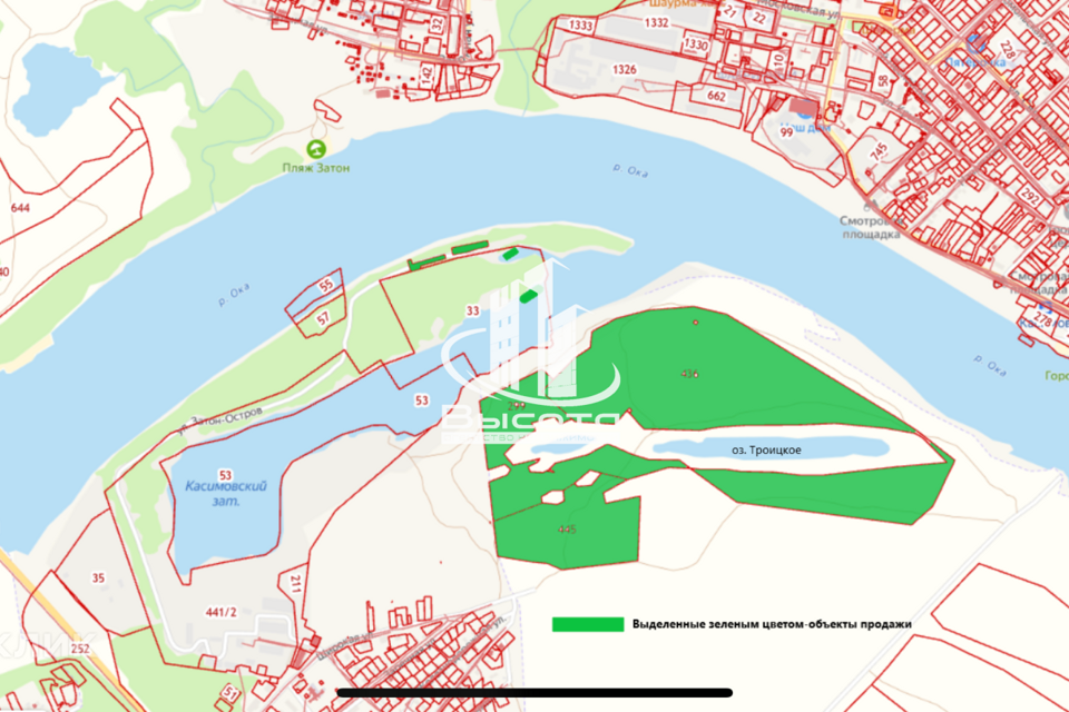 земля г Касимов ул Затон-Остров 3 городской округ Касимов фото 5