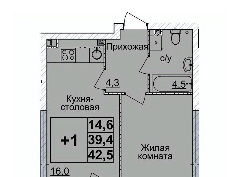 квартира г Нижний Новгород Горьковская ЖК «Горизонты Нижнего» фото 1