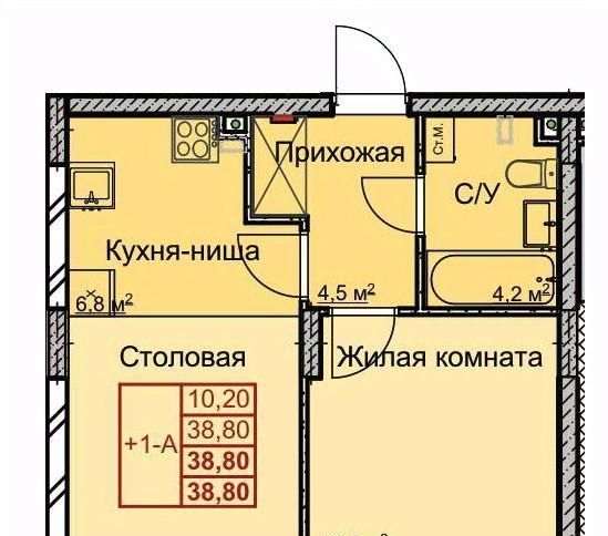 квартира г Нижний Новгород Молитовка Заречная ул Арктическая 17а фото 1