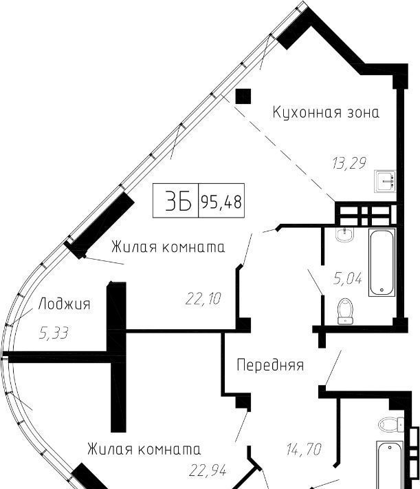 квартира г Владивосток р-н Советский Чайка ЖК «Чайка» фото 1