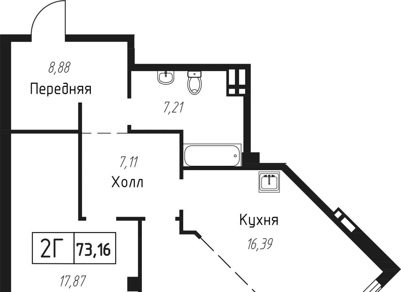 квартира г Владивосток р-н Советский Чайка ЖК «Чайка» фото 1