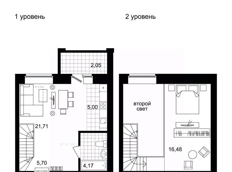 квартира г Березовский ул Гвардейская 1 Проспект Космонавтов фото 1