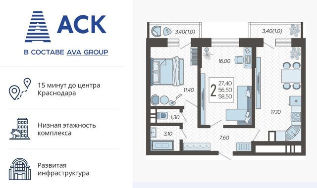 р-н Прикубанский микрорайон 9-й километр фото