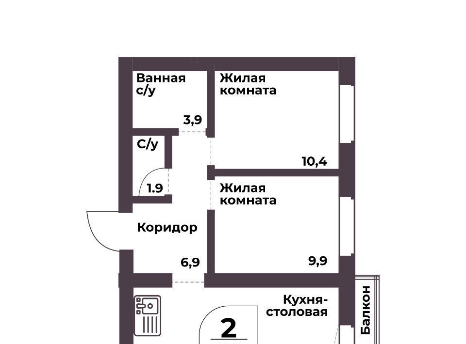 квартира р-н Сосновский п Терема Кременкульское с/пос фото 1