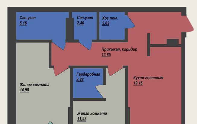 квартира г Ханты-Мансийск ул Объездная 57 фото 1