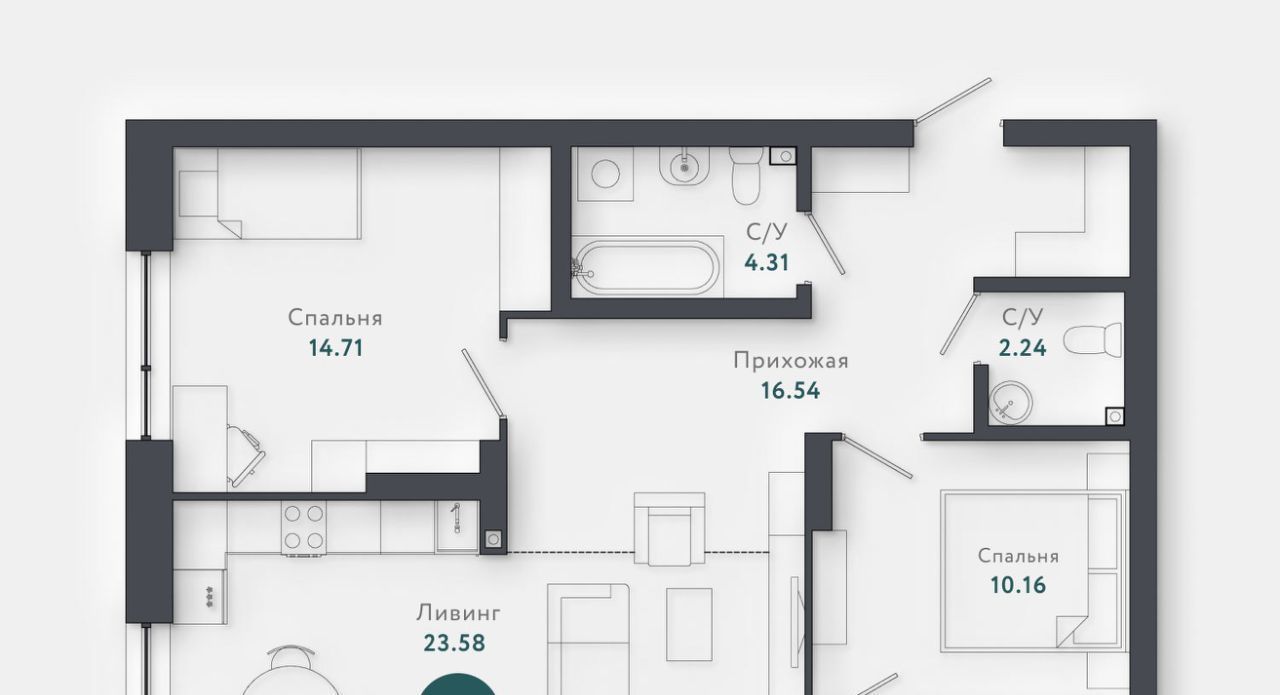 квартира г Новосибирск Октябрьская ул Военная 51 фото 1