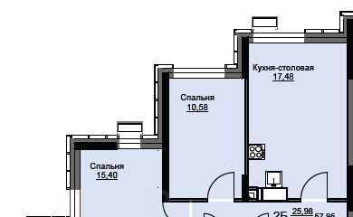 квартира городской округ Щёлково Соболевка мкр, Соболевка жилой комплекс, к 6, Щёлковская фото 1