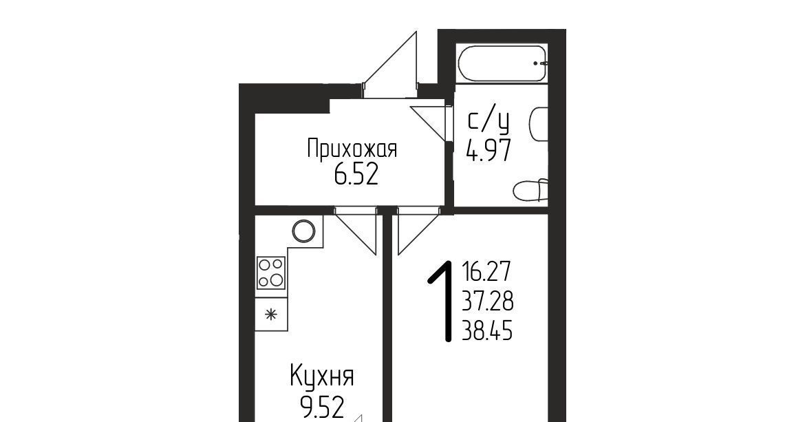 квартира г Уфа р-н Кировский ул Испытателей 89 фото 1