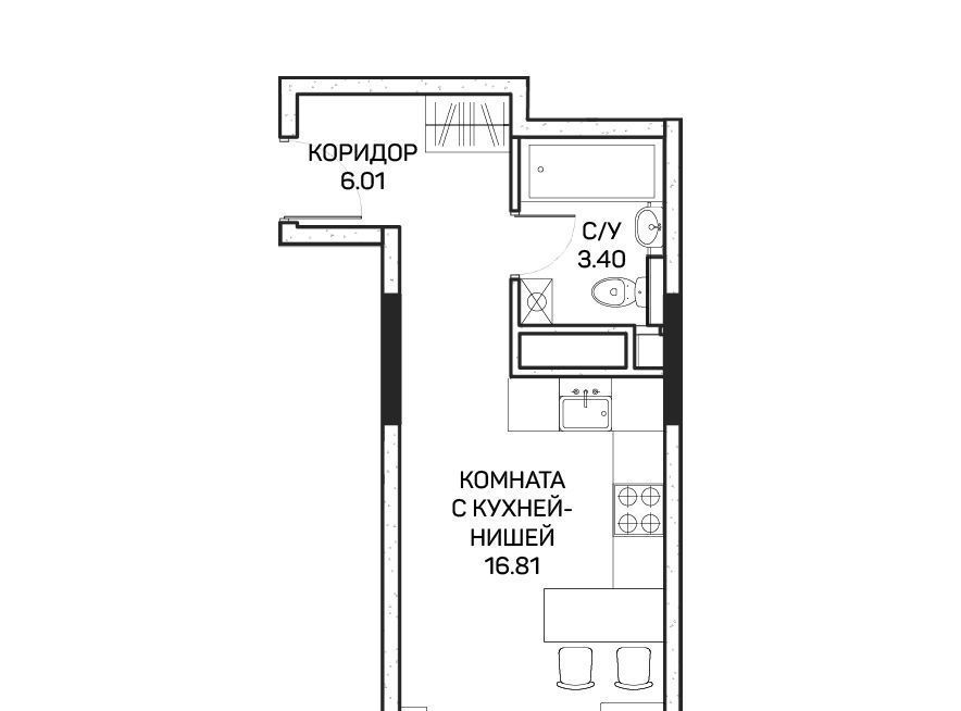 квартира г Москва метро Медведково ул Корнейчука 27с/7 фото 1