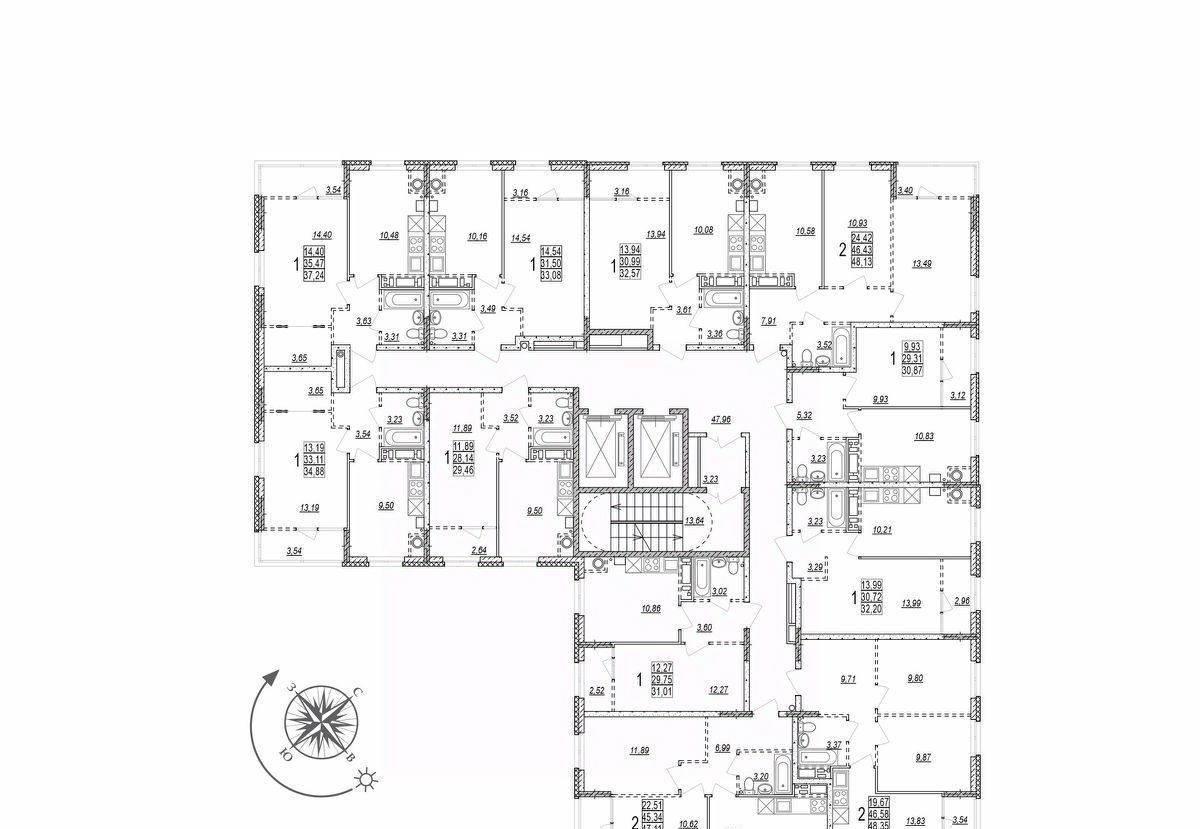 квартира г Волгоград р-н Тракторозаводский ул Тракторостроителей 27/1 фото 2