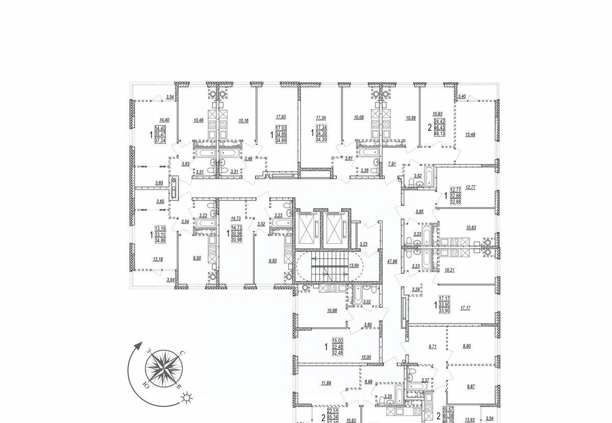 квартира г Волгоград р-н Тракторозаводский ул Тракторостроителей 27/1 фото 2