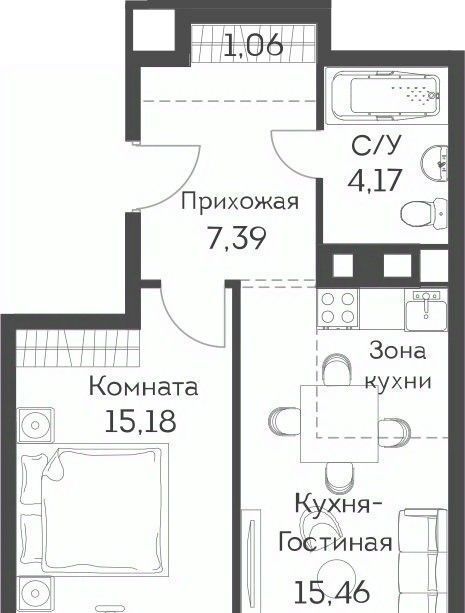 квартира г Москва ул Муравская 46к/4 направление Ленинградское (северо-запад) ш Пятницкое фото 1