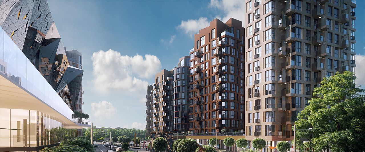 квартира г Москва п Десеновское п Ватутинки ЖК Russian Design District метро Ольховая к 3Б фото 4