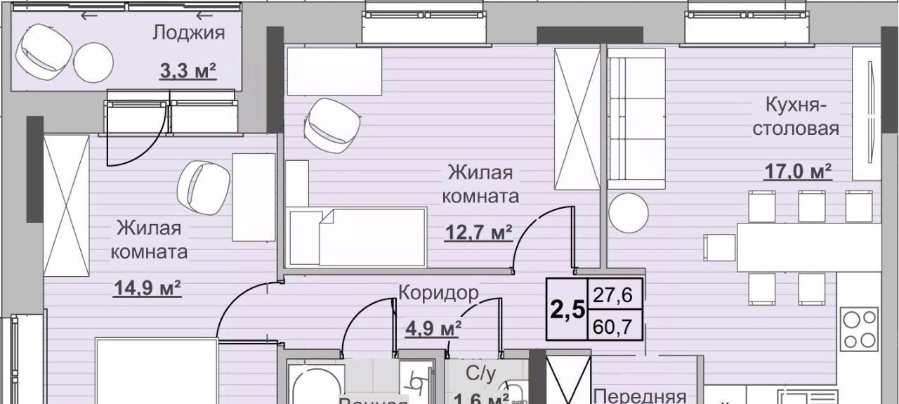 квартира г Ижевск р-н Первомайский ул Ухтомского фото 1