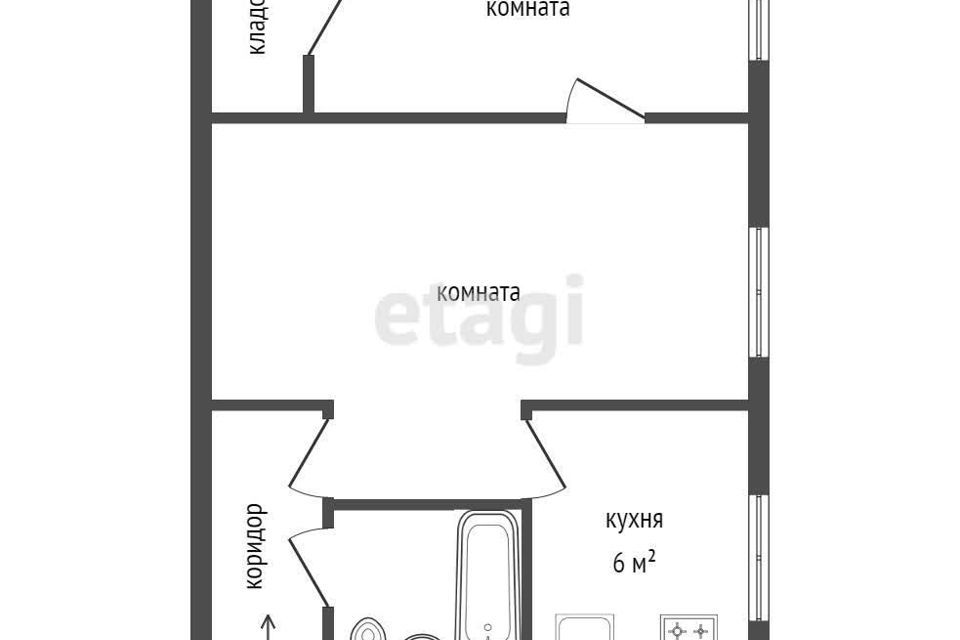 квартира г Екатеринбург ул Гурзуфская 15 Екатеринбург, муниципальное образование фото 6