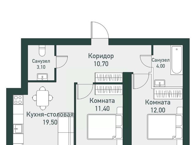 р-н мкр Привилегия ул Спортивная 16 Кременкульское с/пос фото