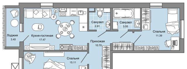 р-н Заволжский Новый Город ЖК Юлла 10-й кв-л фото