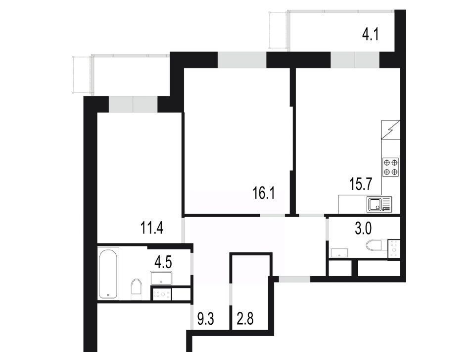 квартира г Одинцово ЖК «Союзный» Одинцово фото 2